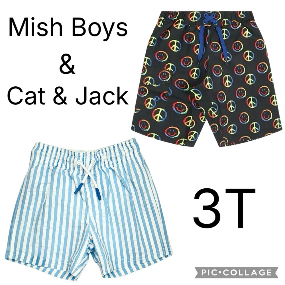 (2) Boys Swim Shorts